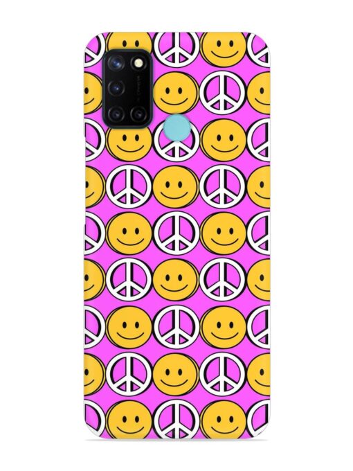 Smiley Face Peace Snap Case for Realme C17 Zapvi