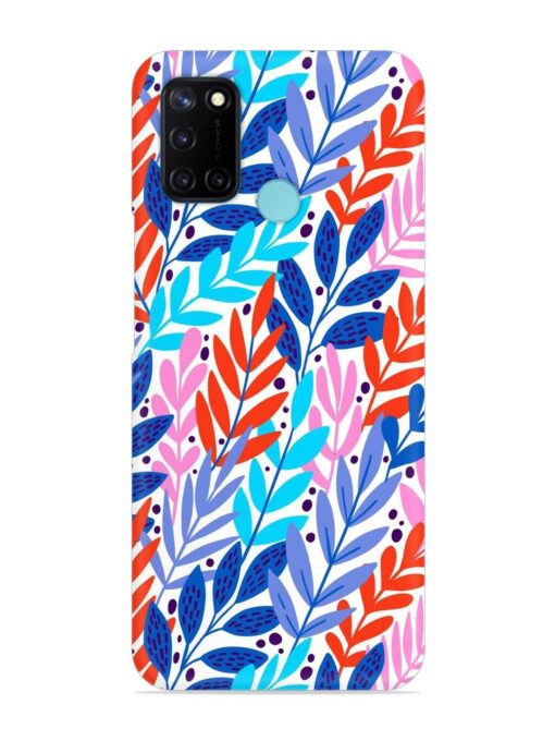 Bright Floral Tropical Snap Case for Realme C17 Zapvi