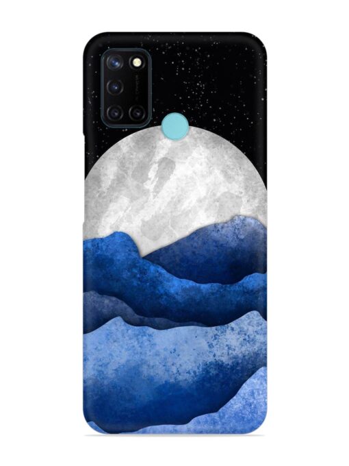 Full Moon Mountain Vector Snap Case for Realme C17 Zapvi