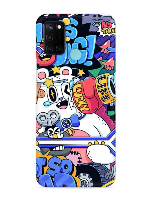 Universal Doodle Snap Case for Realme C17 Zapvi