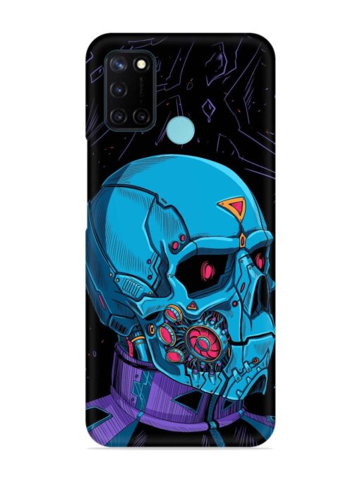 Skull Robo Vector Snap Case for Realme C17 Zapvi