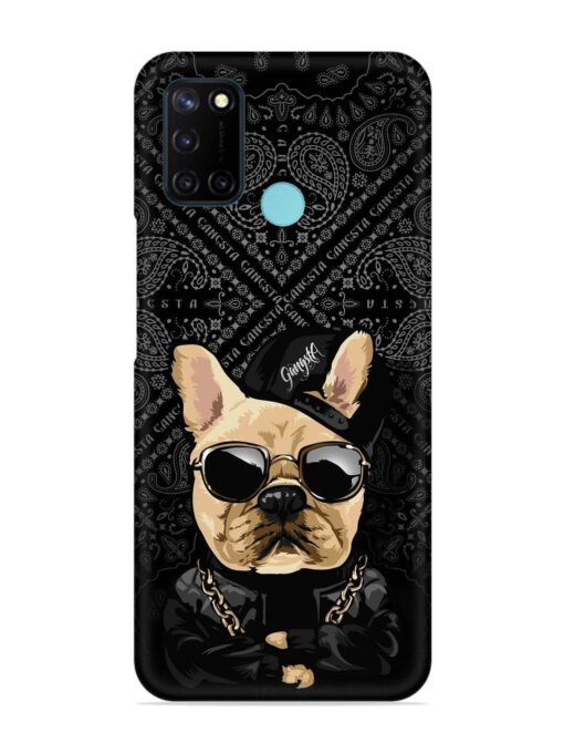 Gangsta Cool Sunglasses Dog Snap Case for Realme C17 Zapvi