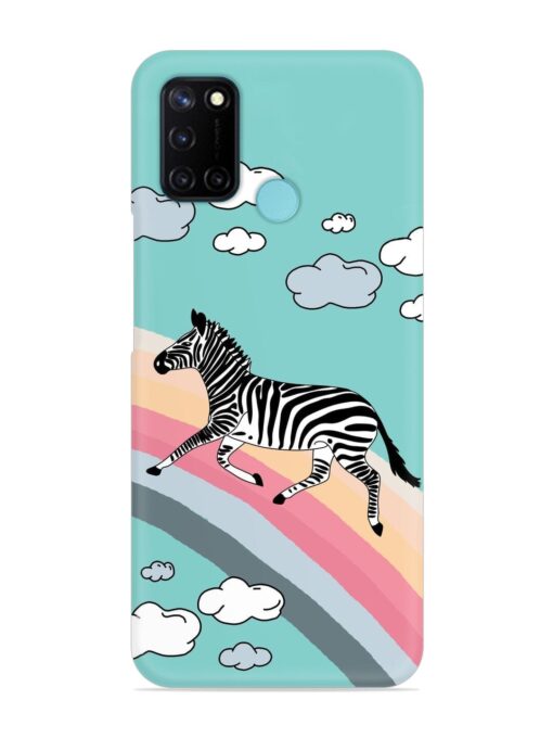 Running Zebra Snap Case for Realme C17 Zapvi