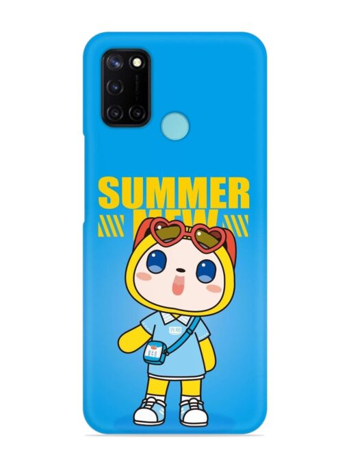 Summer Mew Cartoon Snap Case for Realme C17 Zapvi