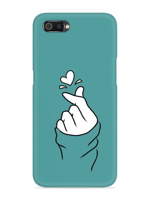 Korean Heart Sign Art Snap Case for Realme C2 Zapvi