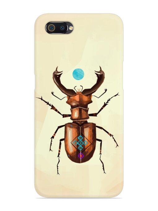 Stag Beetle Vector Snap Case for Realme C2 Zapvi