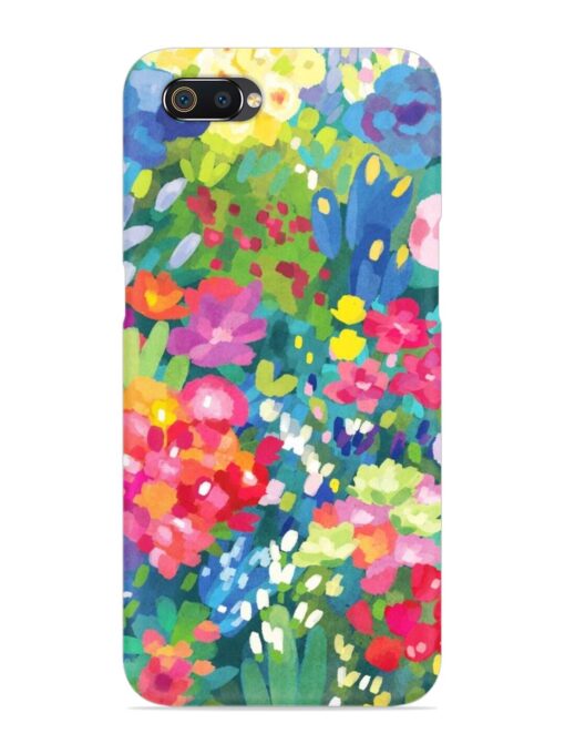 Watercolor Flower Art Snap Case for Realme C2 Zapvi