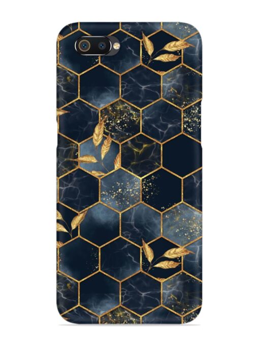 Marble Hexagon Seamless Snap Case for Realme C2 Zapvi