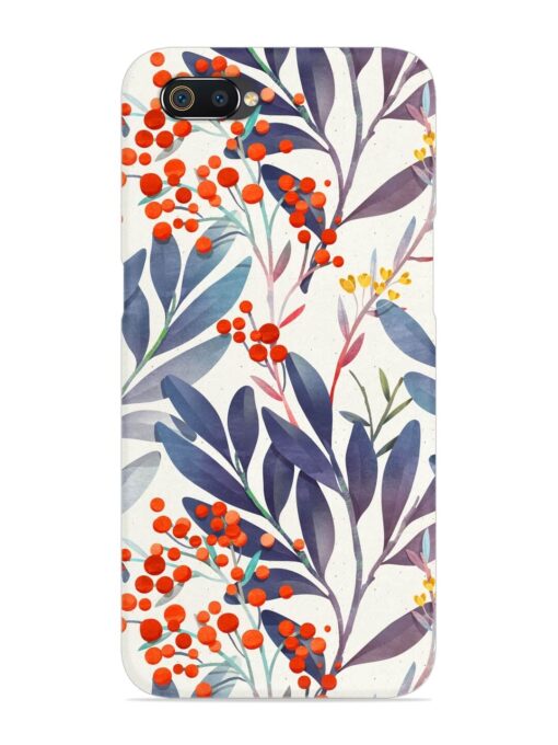 Seamless Floral Pattern Snap Case for Realme C2 Zapvi