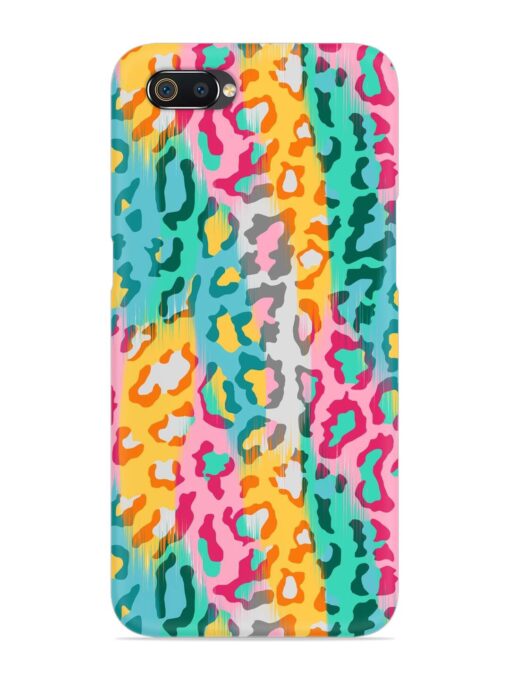 Seamless Vector Colorful Snap Case for Realme C2 Zapvi