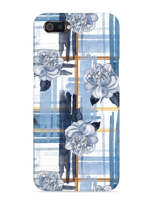 Watercolor Pattern Rose Snap Case for Realme C2 Zapvi