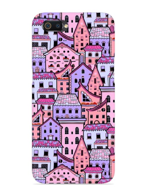 Seamless Pattern Houses Snap Case for Realme C2 Zapvi