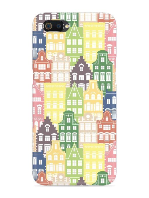 Seamless Shapes Pattern Snap Case for Realme C2 Zapvi