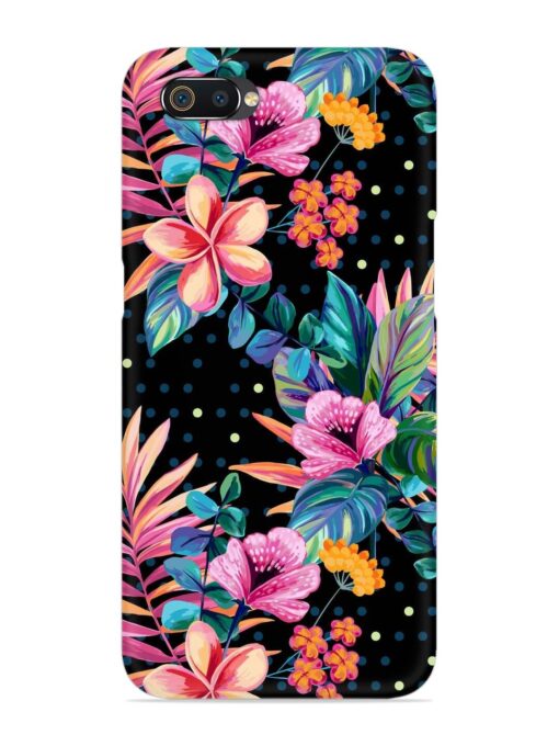 Seamless Floral Pattern Snap Case for Realme C2 Zapvi