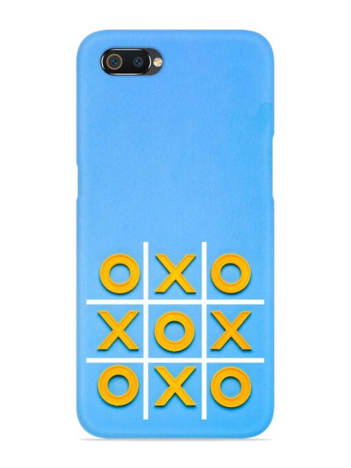 Yellow Plastic Crosses Snap Case for Realme C2 Zapvi