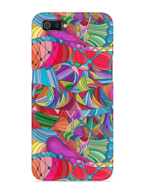 Seamless Patterns Hand Drawn Snap Case for Realme C2 Zapvi