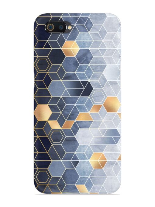 Geometric Abstraction Hexagons Snap Case for Realme C2 Zapvi