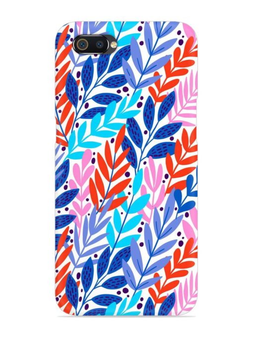 Bright Floral Tropical Snap Case for Realme C2 Zapvi