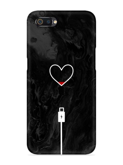 Heart Charging Vector Snap Case for Realme C2 Zapvi