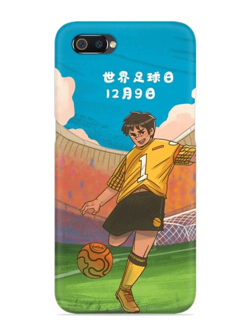 Soccer Kick Snap Case for Realme C2 Zapvi