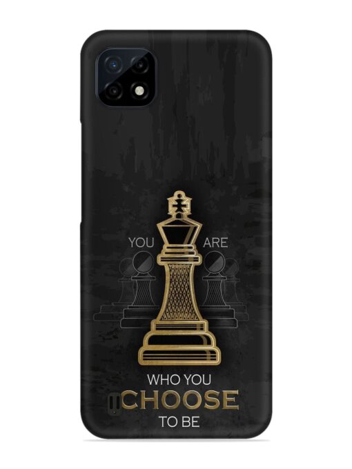 You Are Who Choose To Be Snap Case for Realme C20 Zapvi