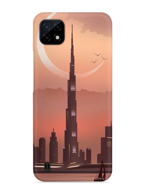 Landmark Burj Khalifa Snap Case for Realme C20 Zapvi