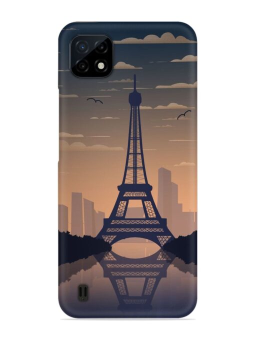 France Paris Eiffel Tower Gradient Snap Case for Realme C20 Zapvi