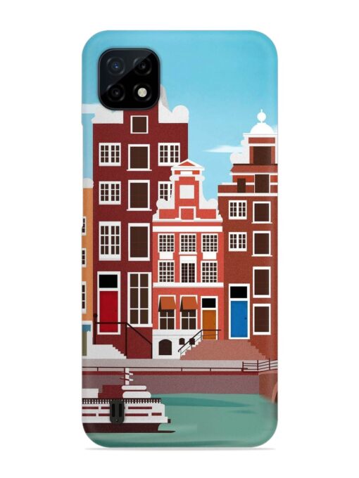 Scenery Architecture Amsterdam Landscape Snap Case for Realme C20 Zapvi