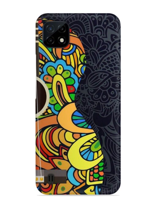 Guitar Vector Art Snap Case for Realme C20 Zapvi