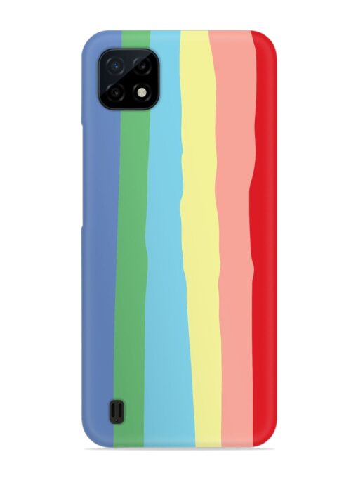 Rainbow Premium Shade Snap Case for Realme C20 Zapvi