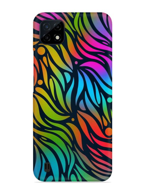 Abstract Leaf Design Snap Case for Realme C20 Zapvi