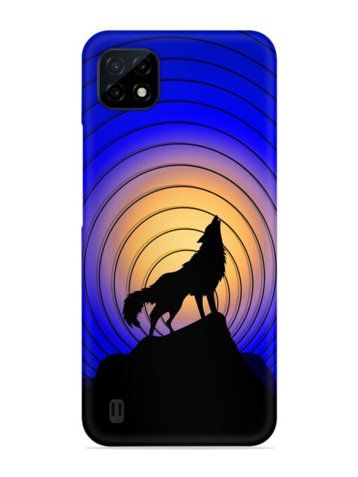 Fox Roaring Design Snap Case for Realme C20 Zapvi