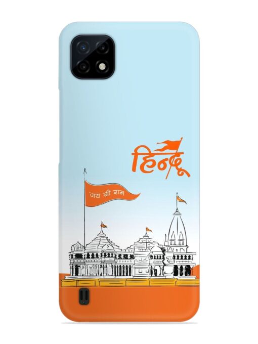 Ram Mandir Hindu Snap Case for Realme C20 Zapvi