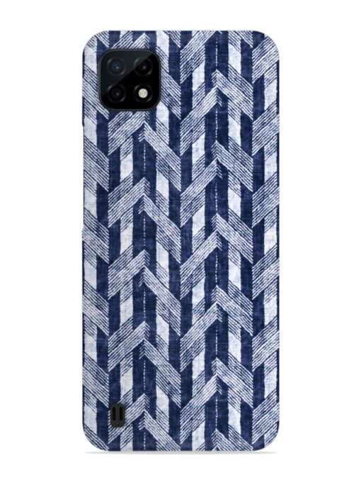 Abstract Herringbone Motif Snap Case for Realme C20 Zapvi