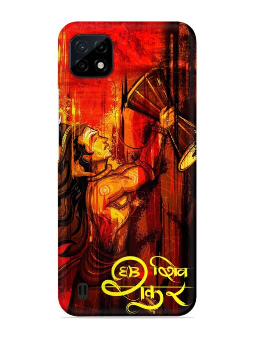 Illustration Lord Shiva Snap Case for Realme C20 Zapvi