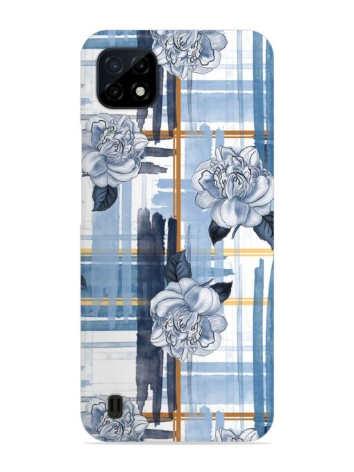 Watercolor Pattern Rose Snap Case for Realme C20 Zapvi