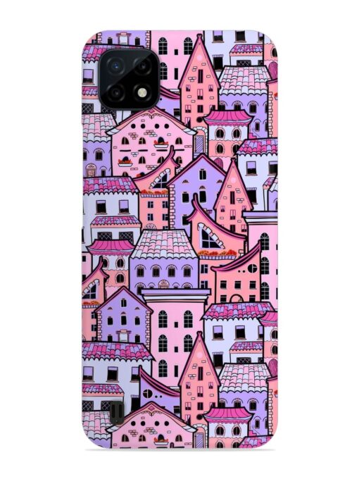 Seamless Pattern Houses Snap Case for Realme C20 Zapvi