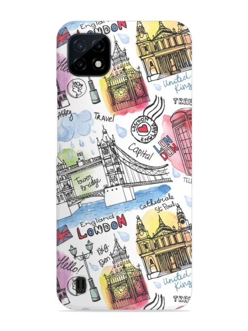 Vector London Landmark Snap Case for Realme C20 Zapvi