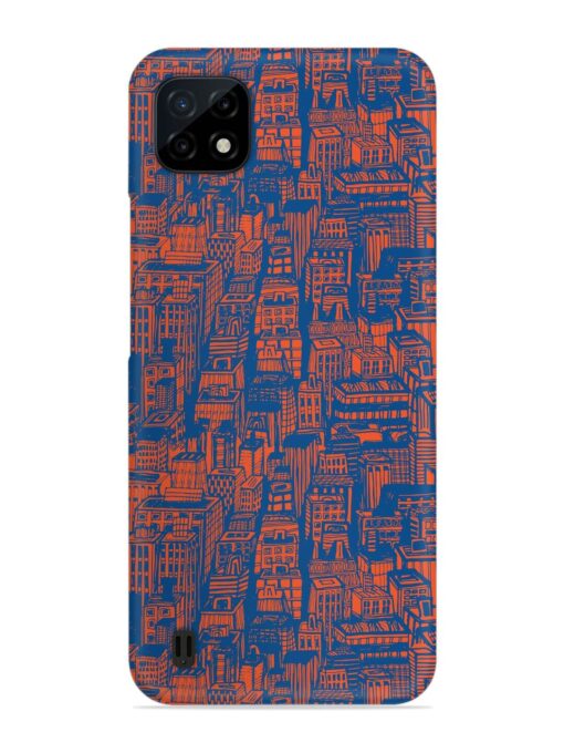 Hand Drawn Seamless Snap Case for Realme C20 Zapvi