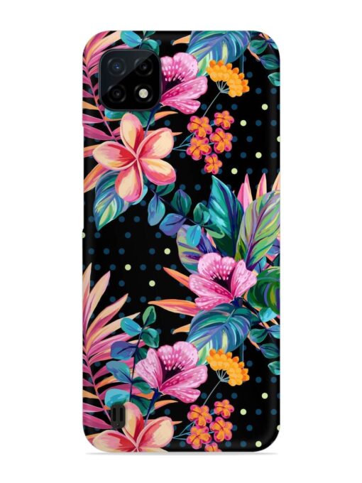 Seamless Floral Pattern Snap Case for Realme C20 Zapvi