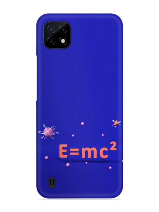 Formula Relativity Equation Snap Case for Realme C20 Zapvi