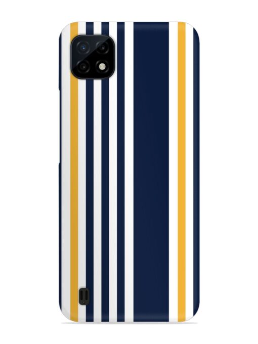 Seamless Stripe Pattern Snap Case for Realme C20 Zapvi