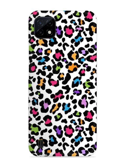 Seamless Leopard Pattern Snap Case for Realme C20 Zapvi