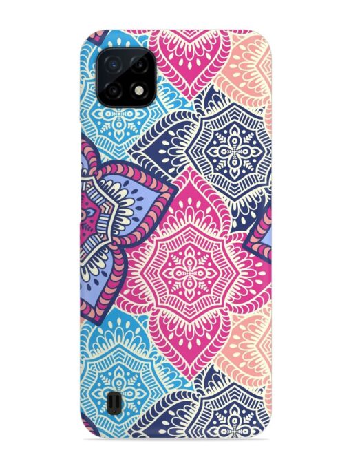 Ethnic Floral Seamless Snap Case for Realme C20 Zapvi