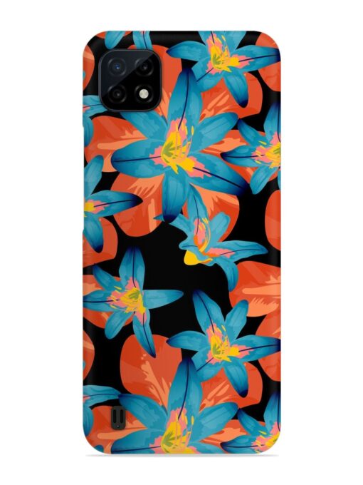 Philippine Flowers Seamless Snap Case for Realme C20 Zapvi