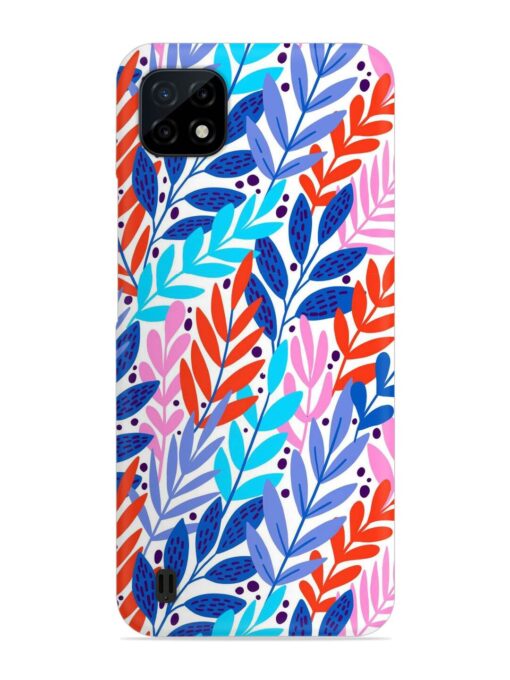 Bright Floral Tropical Snap Case for Realme C20 Zapvi