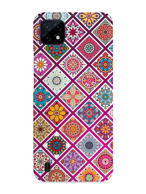 Seamless Tile Pattern Snap Case for Realme C20 Zapvi