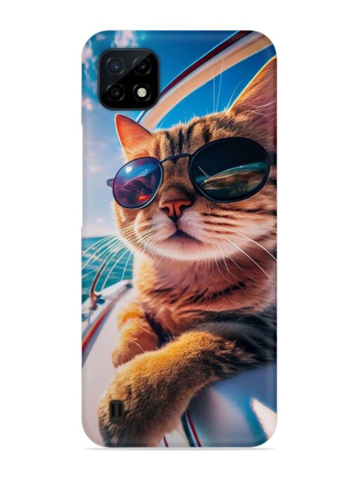 Cat In Style Snap Case for Realme C20 Zapvi