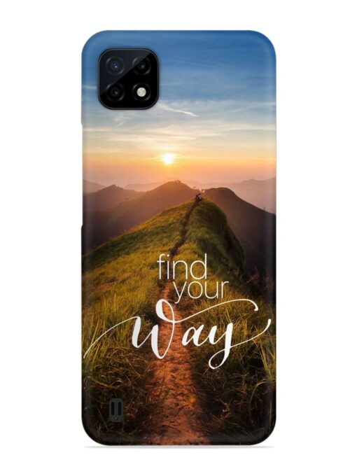 Find Your Way Snap Case for Realme C20 Zapvi