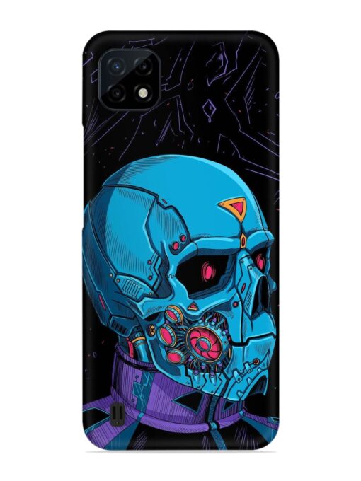 Skull Robo Vector Snap Case for Realme C20 Zapvi